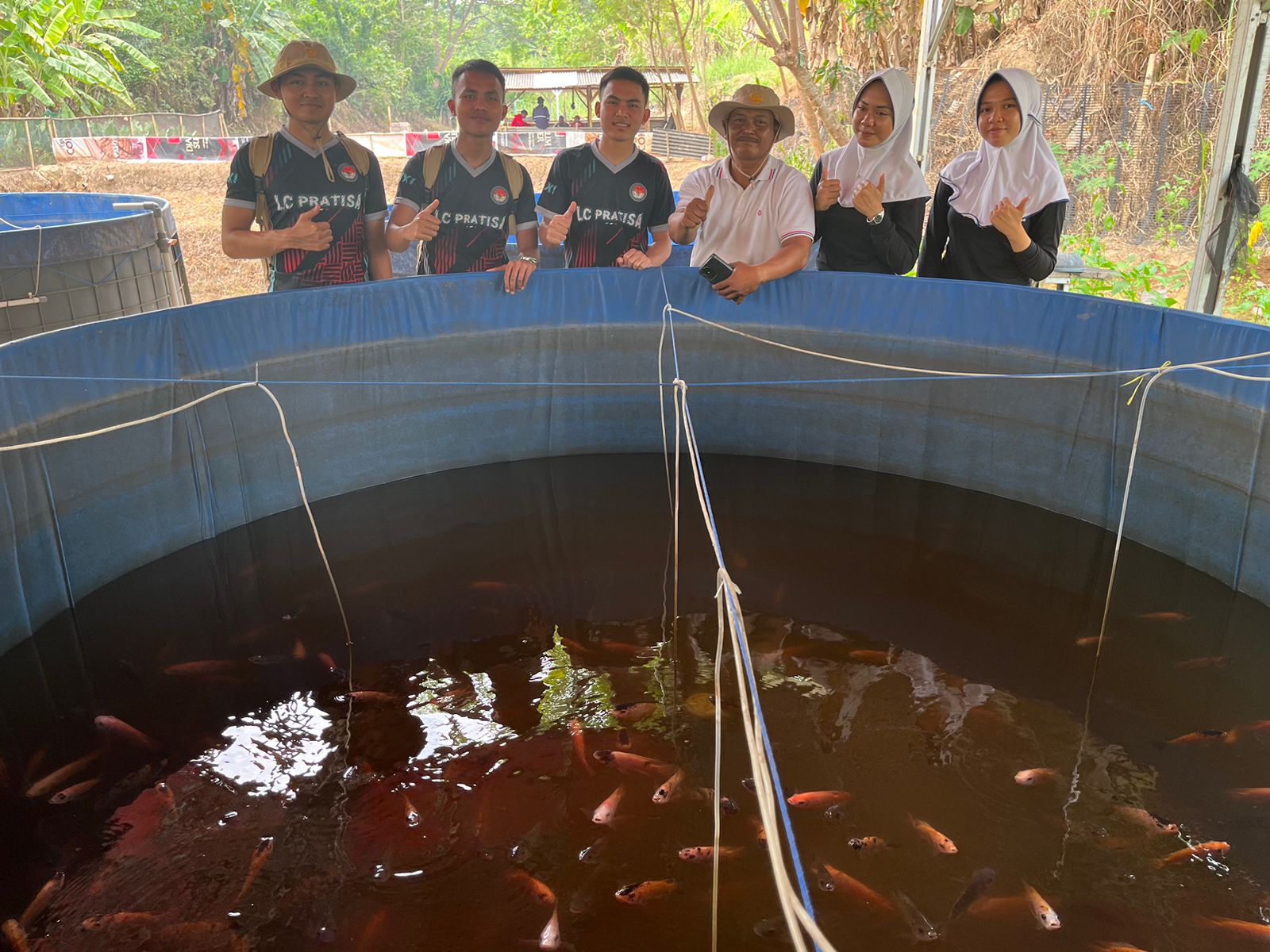 Tingkatkan Potensi Ekonomi Desa, Kunjungan Sukses ke Budidaya Ikan Nila Desa Babakancikao
